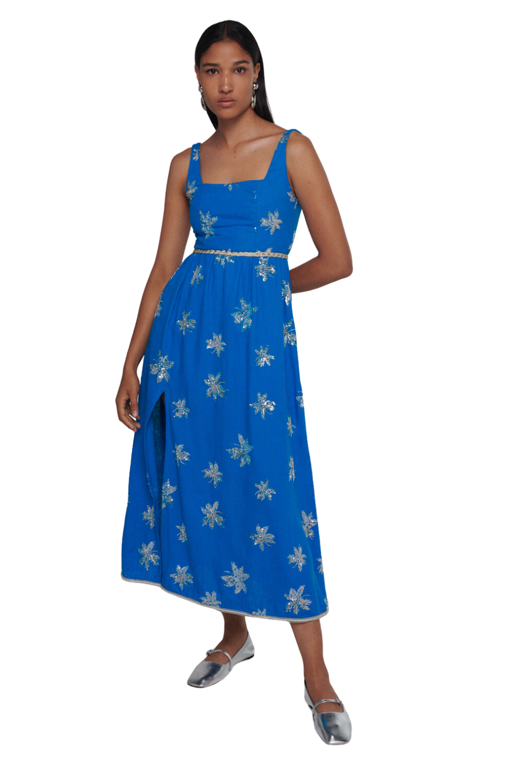 Waimari Olivia A Line Midi Dress - Cobalt Blue – Tiare Rose