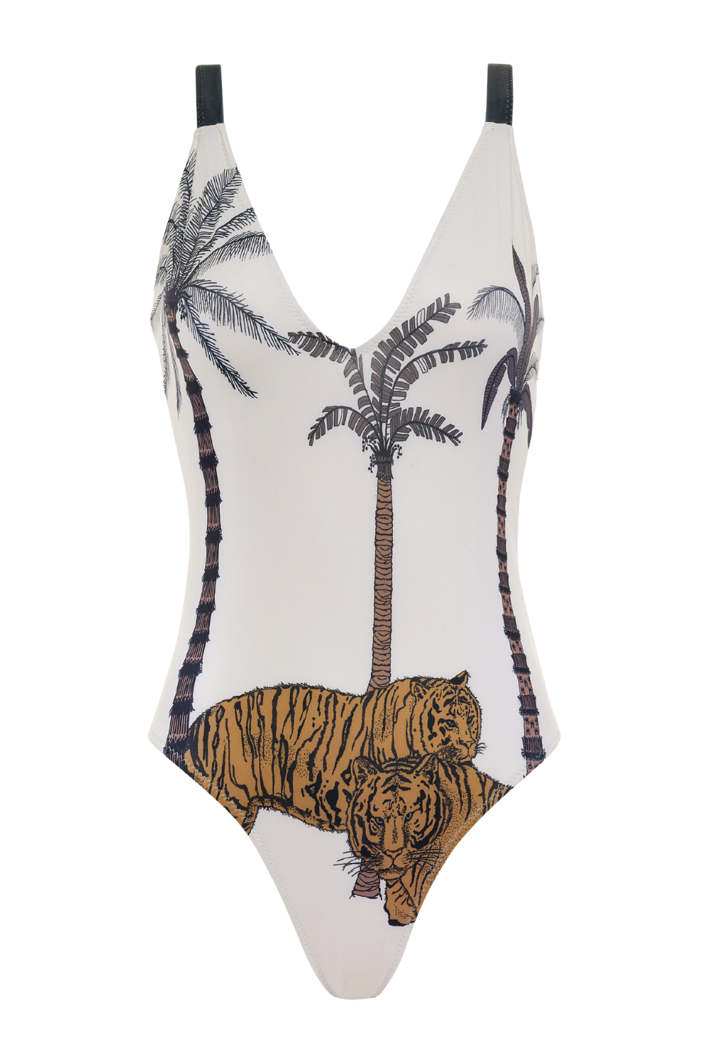 Carolina K Jewel One Piece Swimsuit - Tigers Palm Gardenia – Tiare Rose