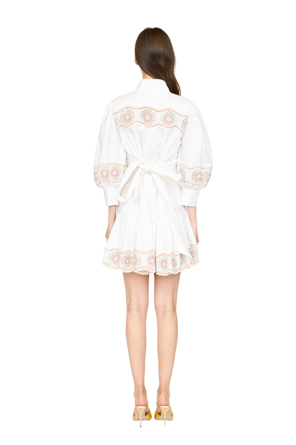 Christy Lynn Paisley Mini Dress - White – Tiare Rose